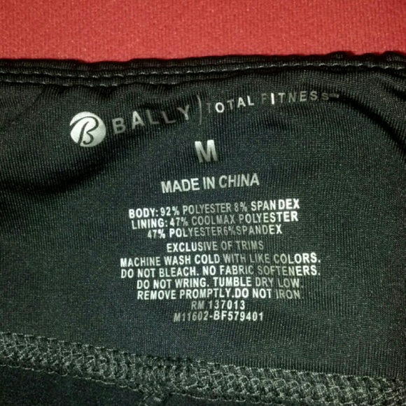 Bally Gray Yoga Pants Leggings Tights New - Picture 2 of 3